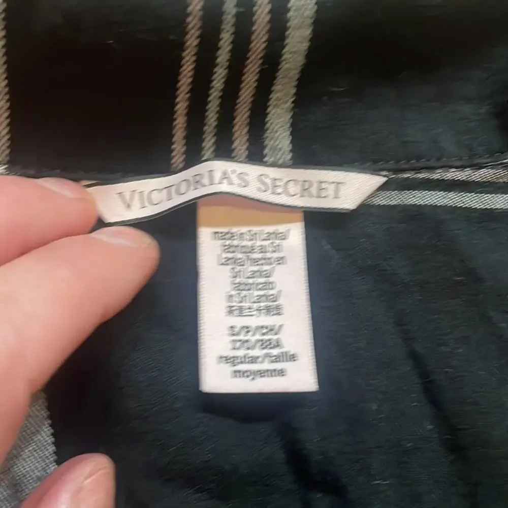 Victoria's Secret Plaid Pajama Top size small